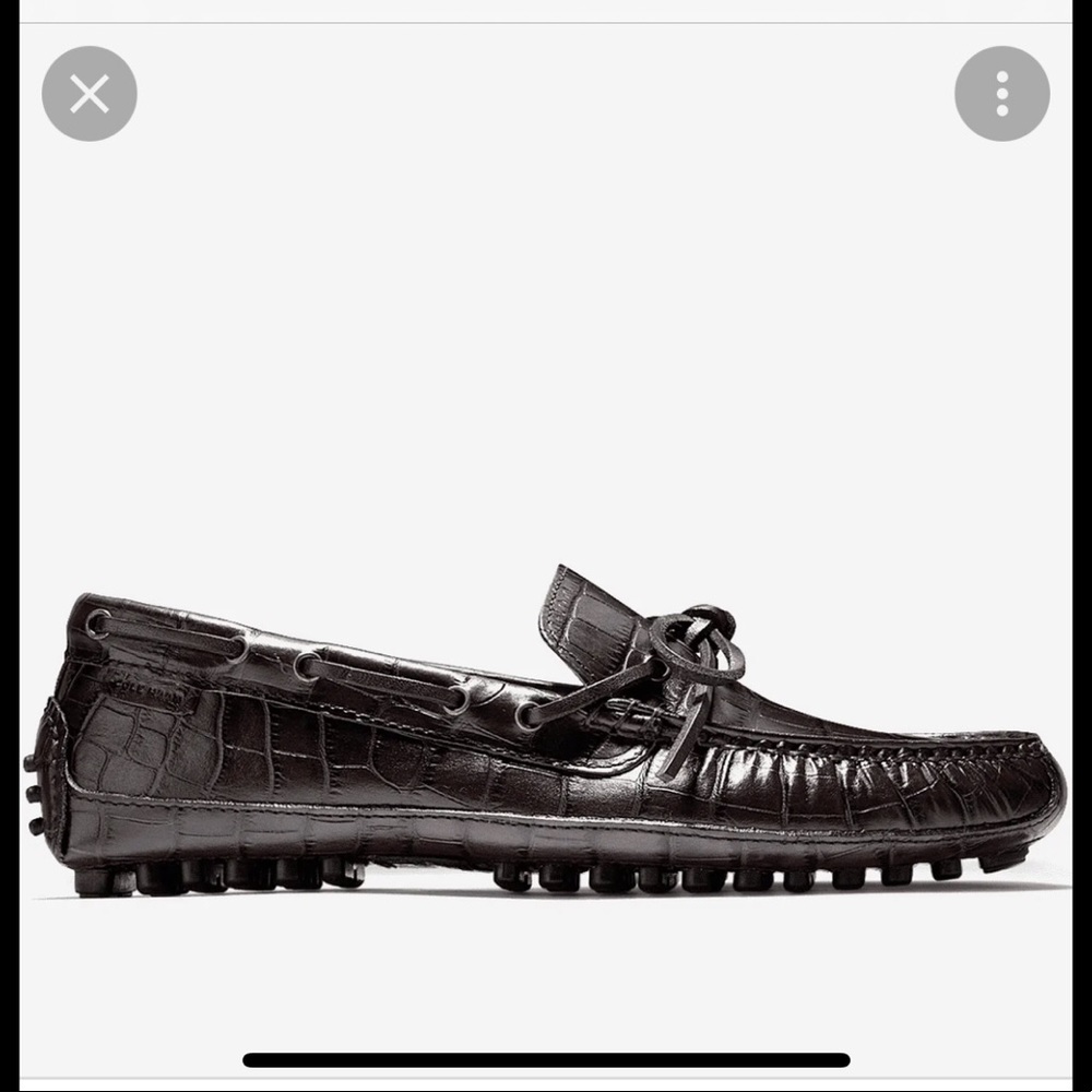 Black Croc Cole Haan’s Driving Loafer-8.5